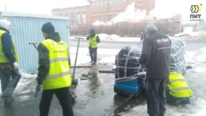 Перемещение тяжелых фрезерных станков
