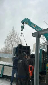 Перемещение в цеху вертикально-расточного станка вес 3,5 тонны