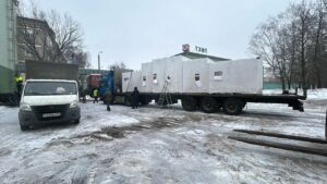 Выгрузка и подъем медицинского оборудования для ООО “Изварино Фарма”