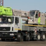 Аренда автокрана 60 тонн со стрелой 42 метра в Москве. Цена от 60 000 ₽ за смену.
